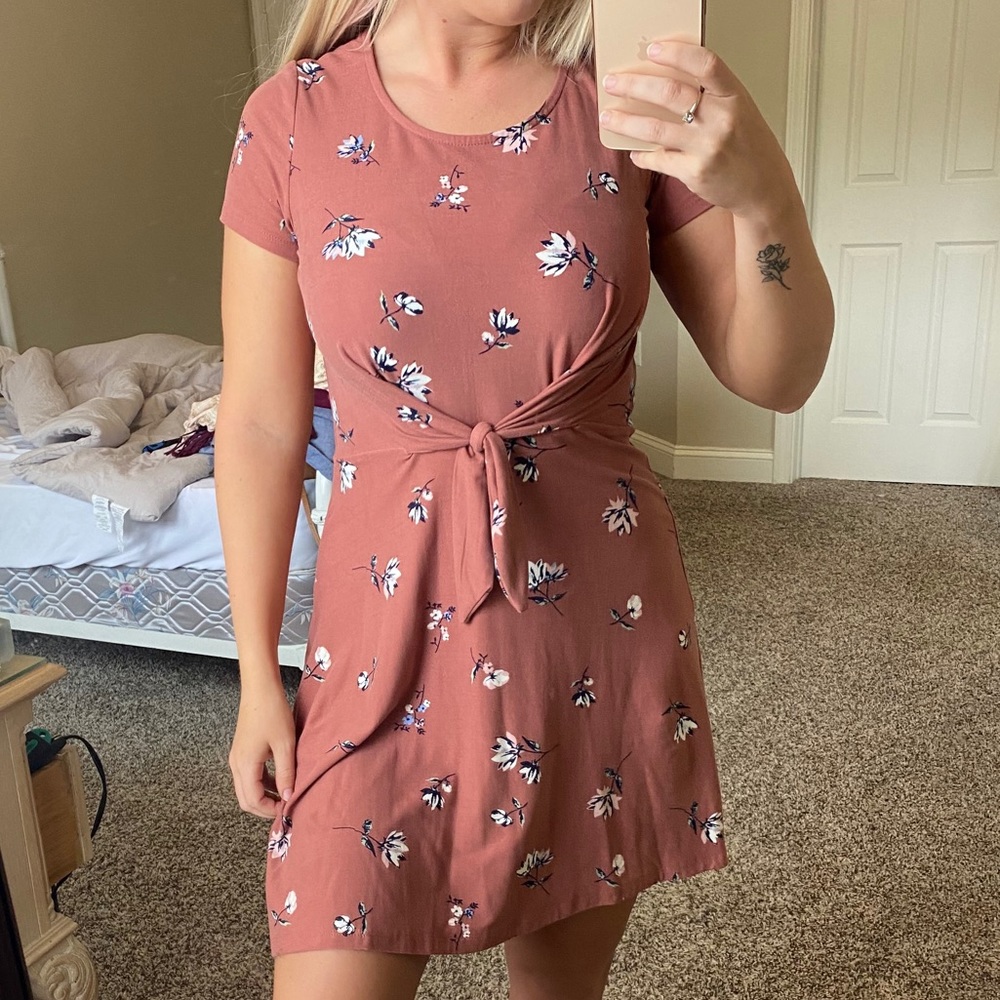 Super soft, short and flower dress